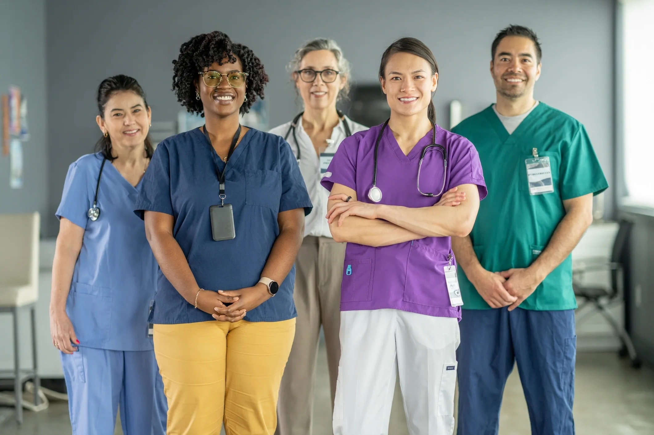 Precise Home Care diverse team of nurses, physical therapists, and caregivers in Jacksonville FLists