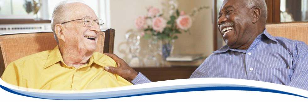 Precise Home Care team member helping senior with daily activities